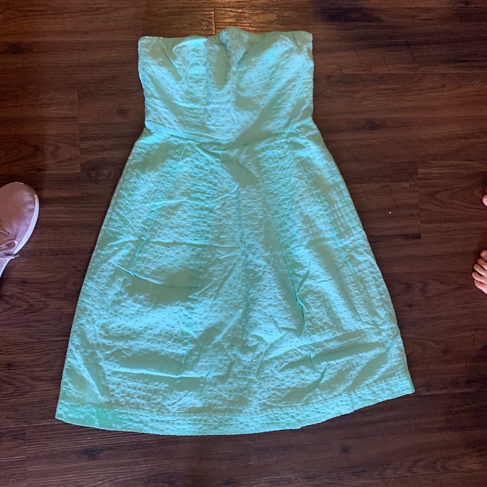 Light green j crew dress